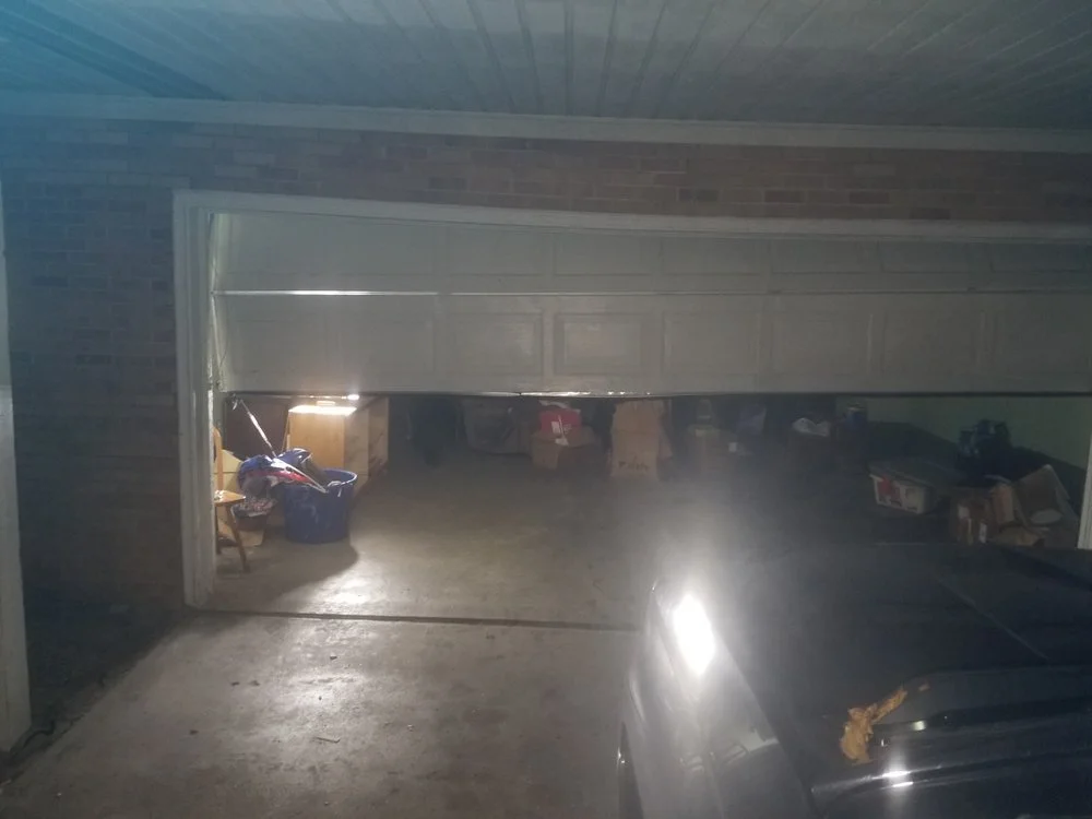 Emergency off-track garage door repair
