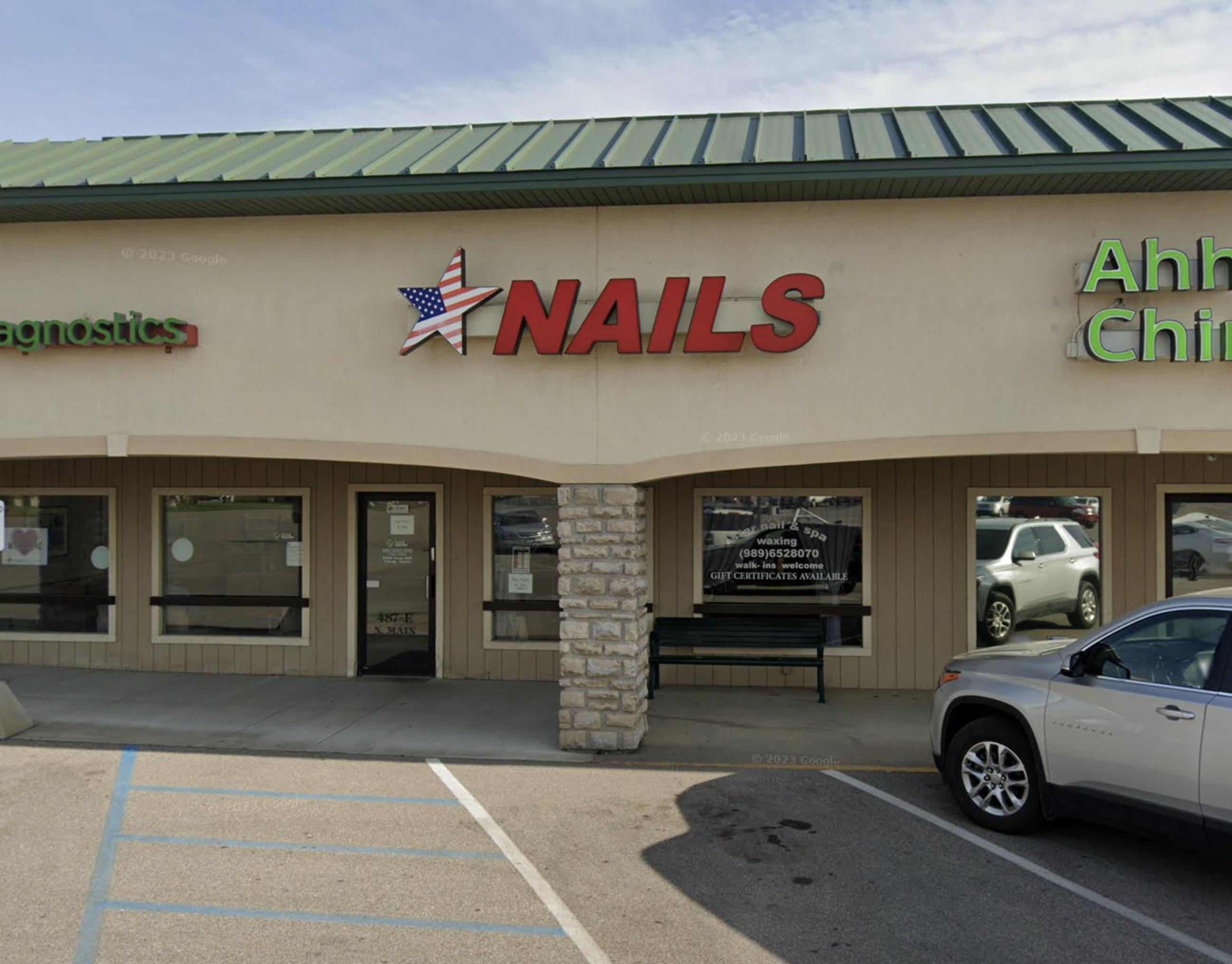 Star Nails & Spa storefront in Frankenmuth, Michigan